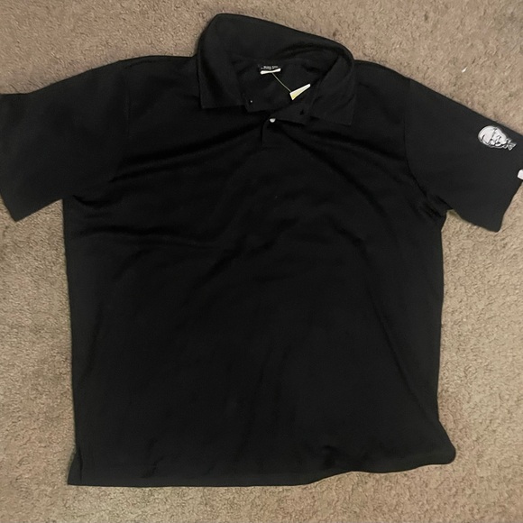 KFC Make The Colonial Proud Black Short Sleeve Polo Shirt Men’s Size XL - Picture 1 of 6